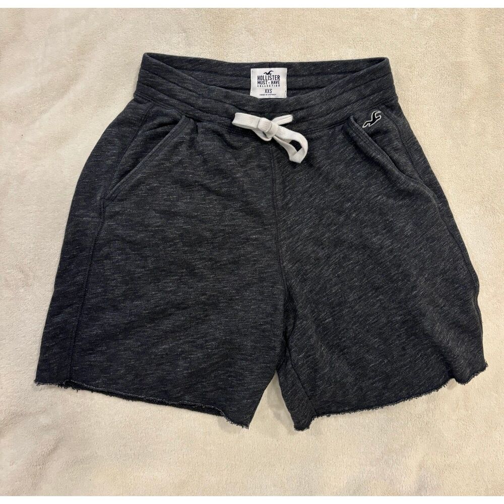Hollister Must-Have Collection Dark Gray Sweat Shorts - XXS